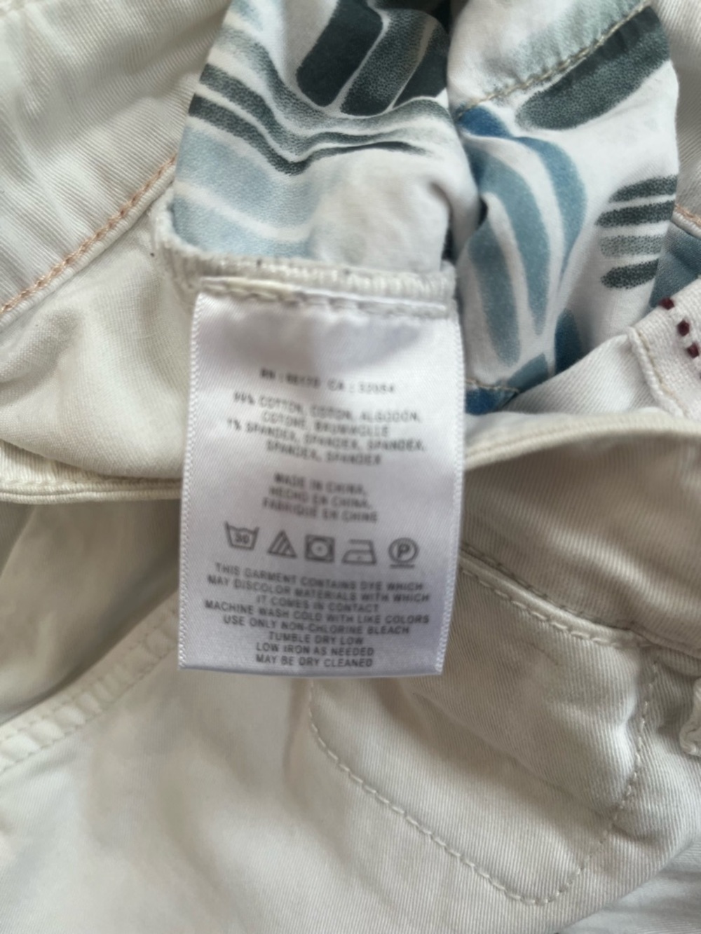 Chino Anthropologie Crisp Cotton Business Casual Crisp White High Rise Trouser - Picture 12 of 13
